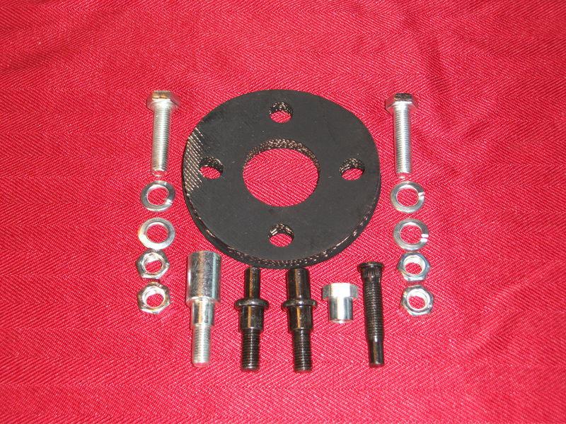 1956-1966 cadillac steering shaft flange coupling kit with diagram~