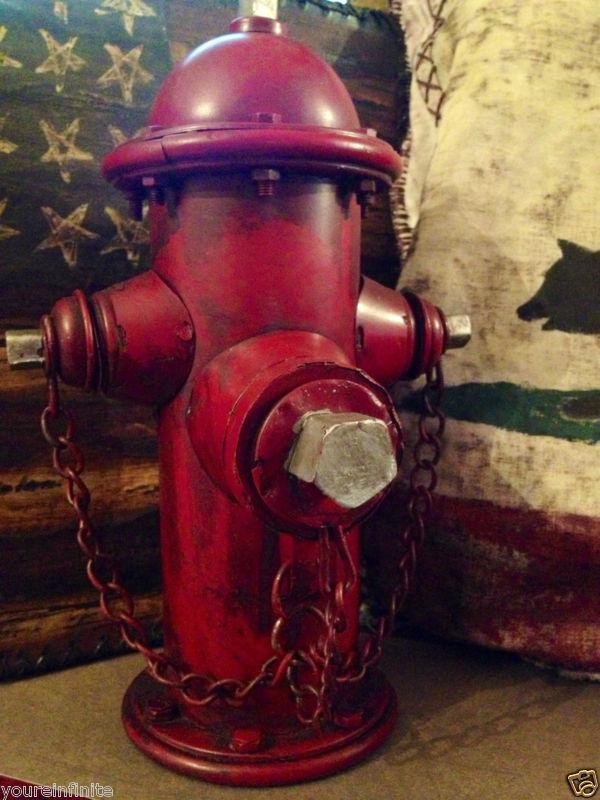 Fireman fire department realistic fire hydrant bank garage shop fire station 