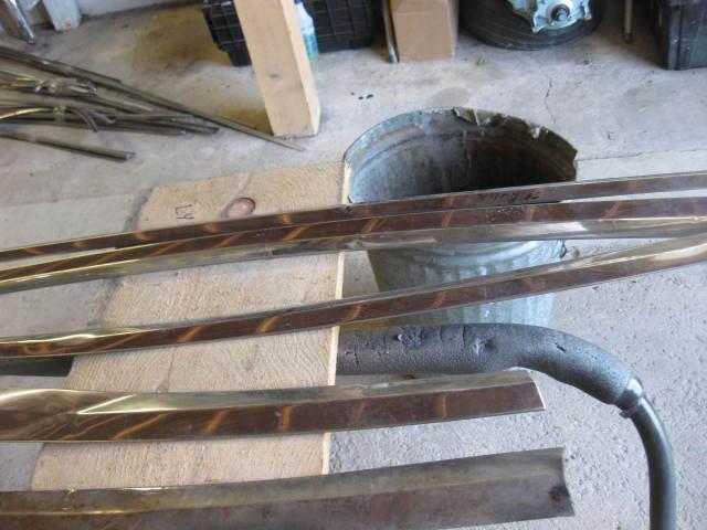 1958 buick super  2 door body side  stainless trim rare