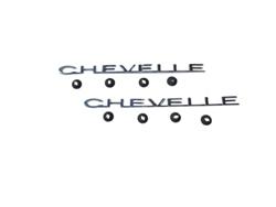64 chevelle and el camino fender emblem chevelle pair