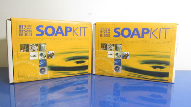 Aviation soap kit set of 2 - new in box - jet care international - jcl.731
