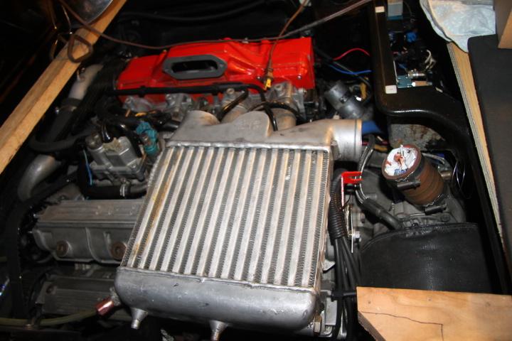 Turbo intercooler for lotus esprit =project