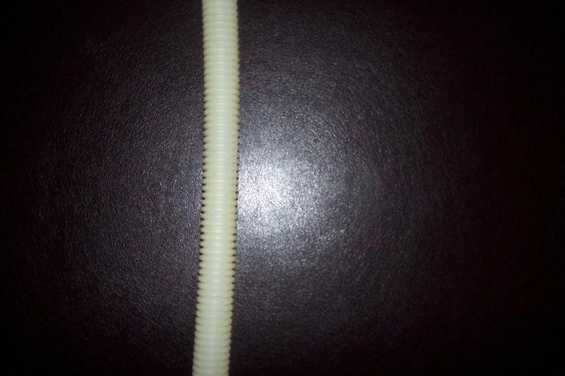 Split  wire loom cover tube 1/2 inch plastic  off white 15' 