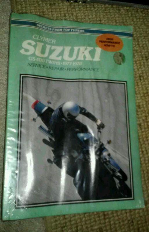 Suzuki gs400 twins 77-78 clymer