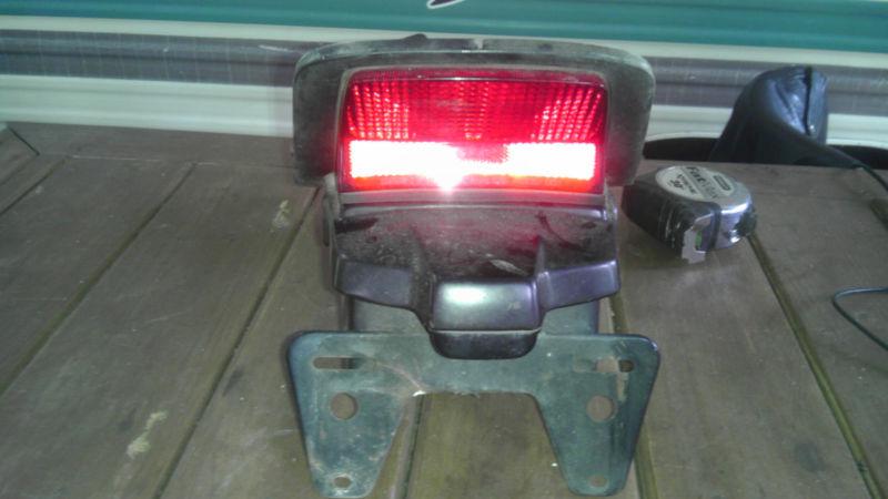 Rear fender and tail light 
