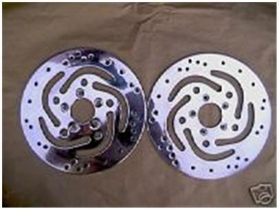 Harley deuce fatboy wheel discs brake rotors 