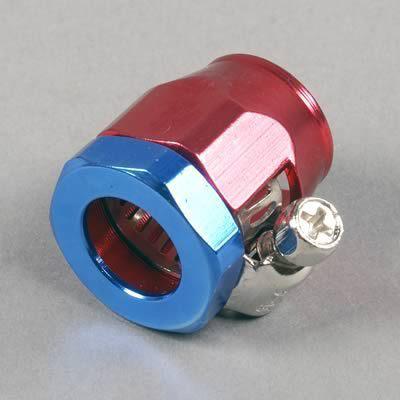 Spectre performance magna-clamp hose clamp fits .375"-.725" hose red/blue 2261