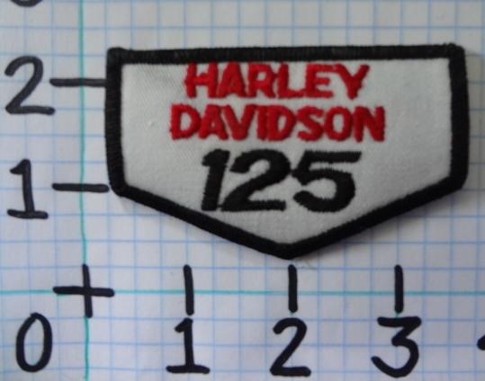 Vintage nos harley davidson motorcycle patch from the 70's 001