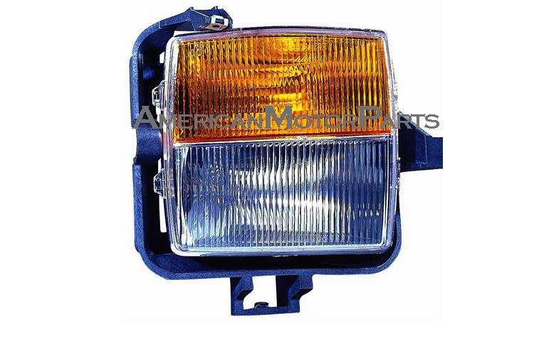 Passenger side replacement fog light w/ signal 03-07 cadillac cts 25742394