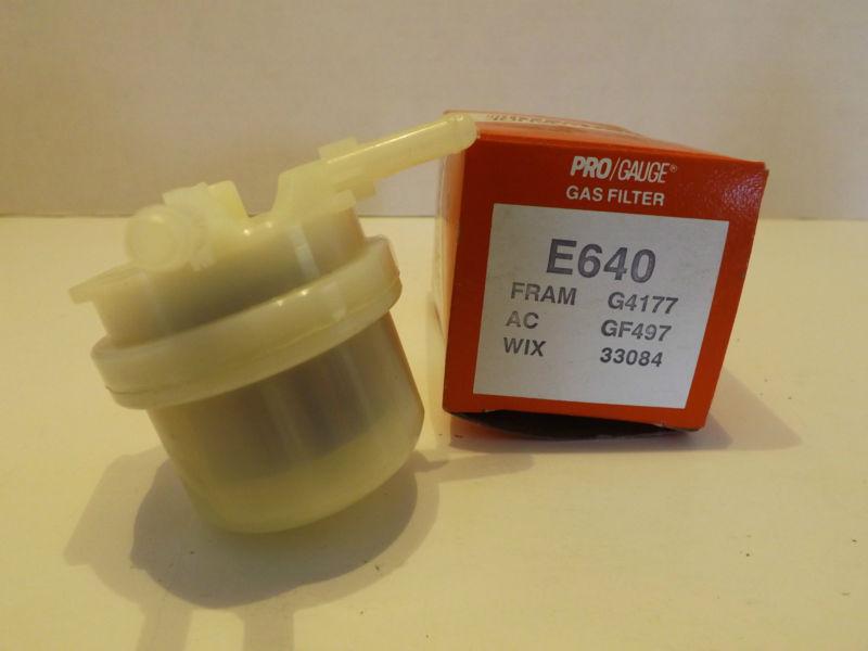 Pro gauge e640 fuel / gas filter new in box replaces fram g4177