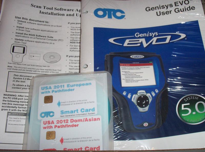 Otc genisys 2012 software bundle domestic asian with abs & 2011 european update
