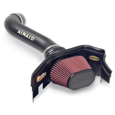Airaid air intake synthamax quickfit red filter black plastic tube jeep 4.7l kit