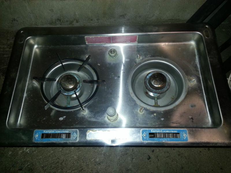 Kenyon marine two burner alcohol stove- free shipping w/ bin