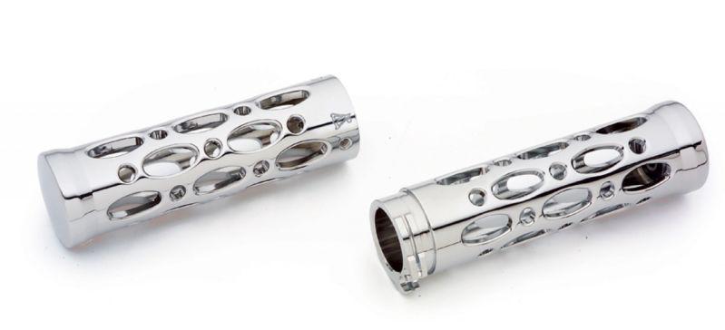 Battistinis 07-141 oval hole grips chrome universal