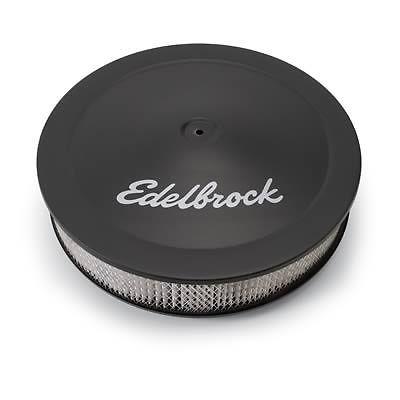 Edelbrock pro-flo series air cleaner 14" dia round white paper element 1223