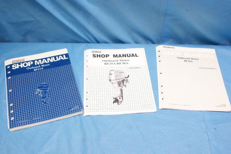 Honda marine bf25a bf30a outboard service repair shop manual 61zv700