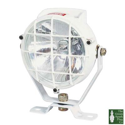 Durite - spot lamp white plastic bx1 - 0-537-62