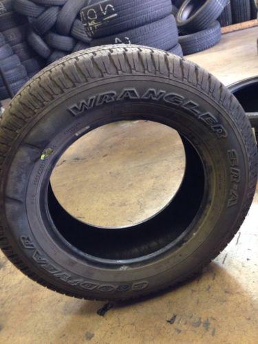 245-65-17 goodyear wrangler sr-a tire 2456517 105s owl new spare take off