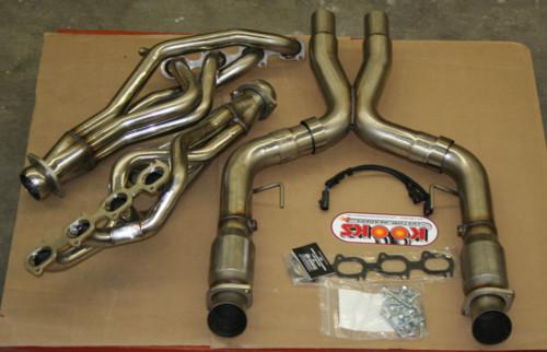 Kooks headers & catted x-pipe - 2007+ mustang gt500