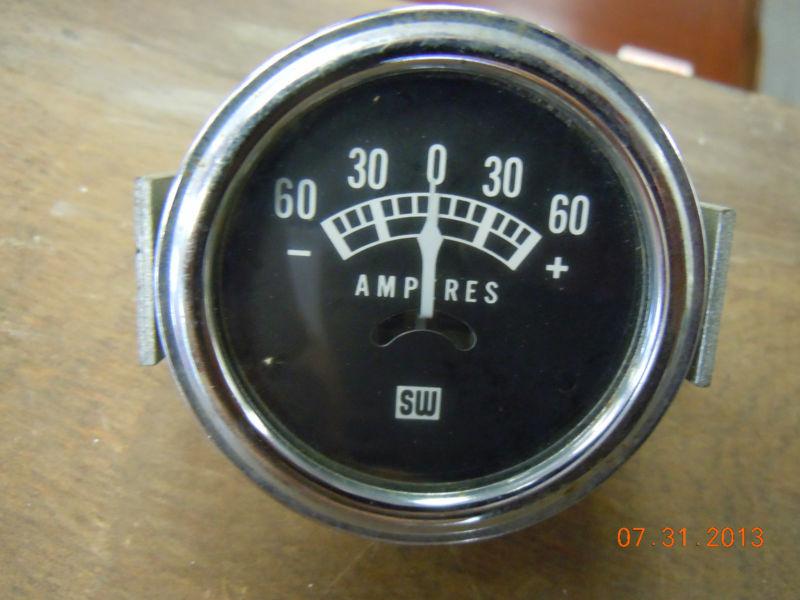 1933 1934 1935 1936 1937 plymouth rod vintage stewart warner  nos  ampere gauge 