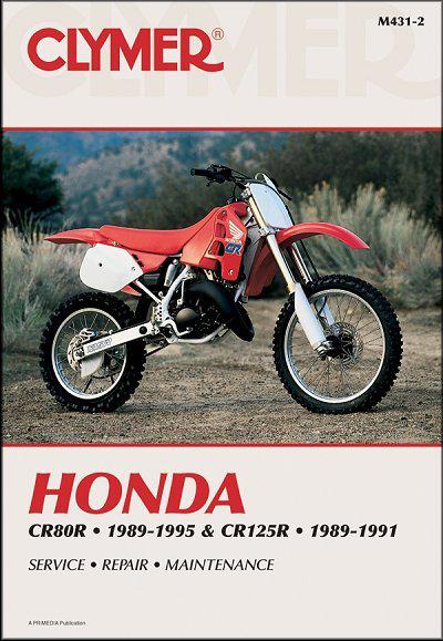 Honda cr80r 1989-1996, cr125r 1989-1991 repair manual