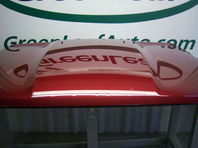 Dodge ram 1500 pickup truck hood panel 2010 2011 2012 2013 red oem aluminum  