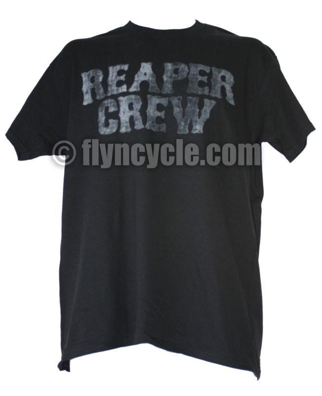 Sons of anarchy samcro soa reaper crew 2-sided t-shirt tee shirt