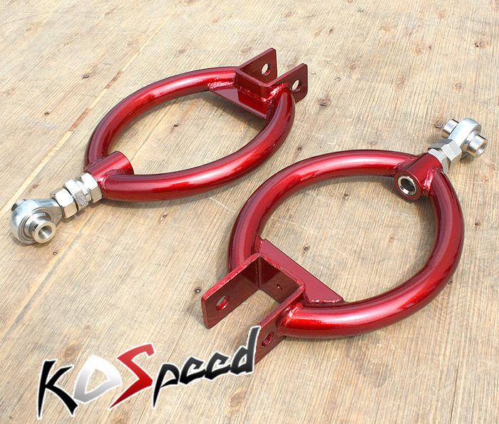 Nissan 240sx/180sx s13 silvia red adjustable rear upper camber kit control arm