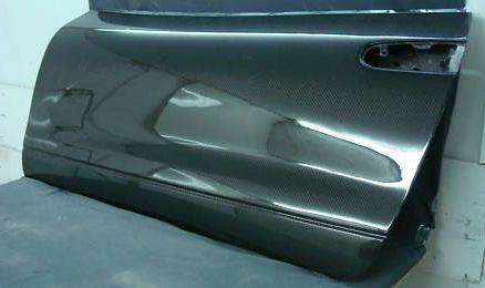 Advan carbon 1995-1999 mitsu eclipse oem carbon doors 1 left 1 right made in usa