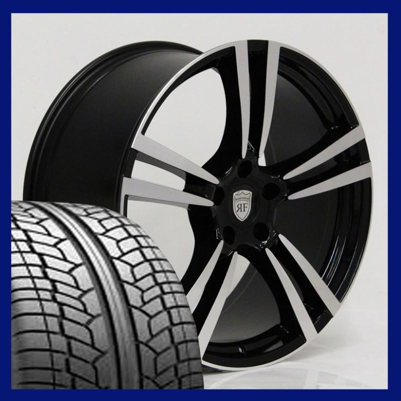22" rims wheels & tires package for porsche cayenne audi q7 vw touareg new 