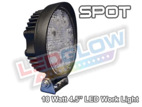 New! 4.5" 18 watt led work spot light 6 x 3 watt leds 4x4 off road truck atv