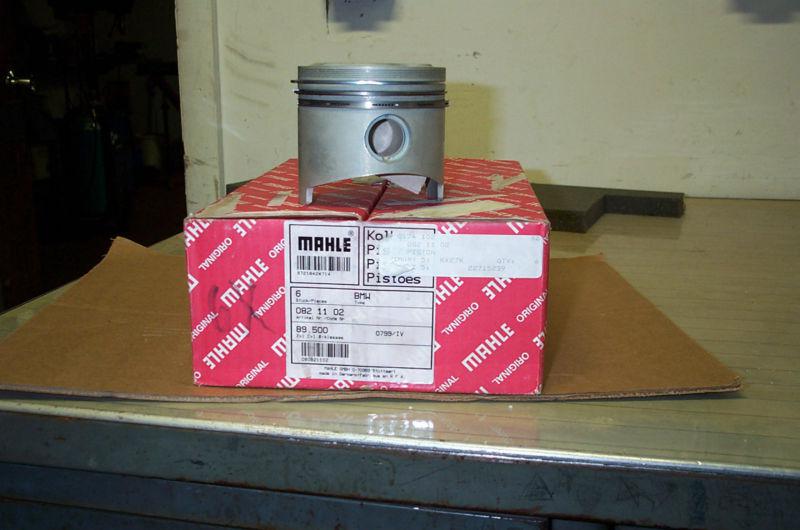 Bmw m30b32 mahle piston set, block, crank, head gasket, bearings, 533, 633, 733