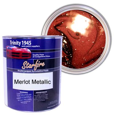 Starfire acrylic lacquer auto paint - merlot metallic - 1 gallon