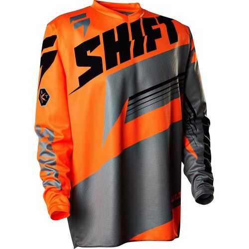 New 2016 shift assault mx motocross jersey orange youth kids size large