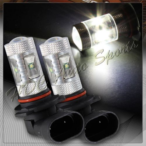2x acura bmw chevrolet hb3 9005 white 6 led 30w projector high low beam bulbs