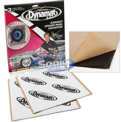Dynamat 10415 two 10&#034;x10&#034; pieces (1.4 ft) of extreme sound dampening speaker kit
