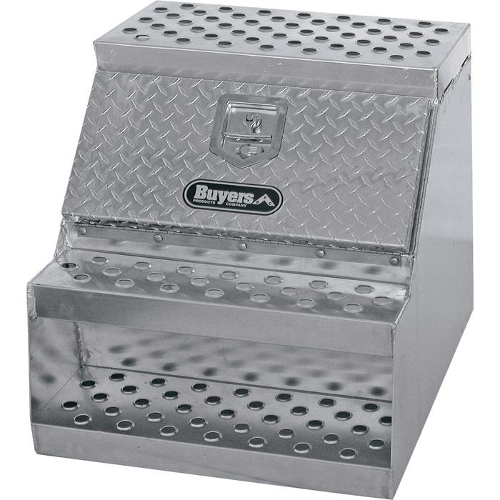Buyers aluminum step box 12 x 28 x 24 - new