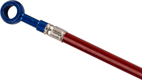 Red lines &amp; blue ends front s.s. brake lines - 3 line kit galfer fk003d689-3-16