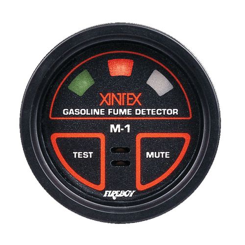 Xintex m-1-r 2&#034; gasoline fume detector w/ plug-in sensor model# m-1-r