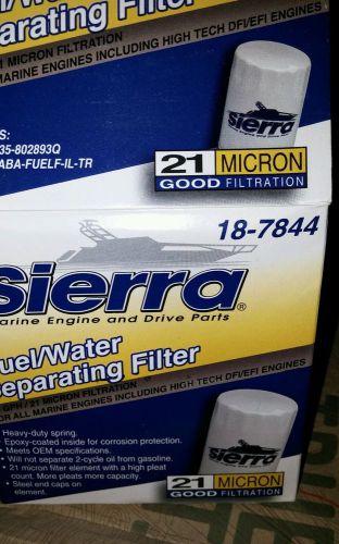 Water separating fuel filter for marine sterndrive and outboard engines by sierr