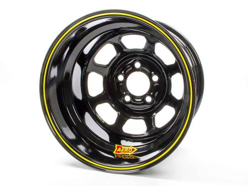 Aero race wheels 51-series 15x8 in 5x5.00 black wheel p/n 51-185010