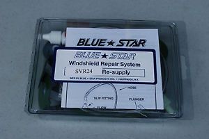 Windshield repair kit / system svr24 re-supply system glass repair by blue star