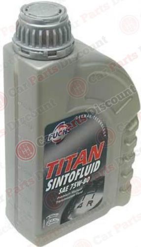 Fuchs titan sintofluid 75w-80 manual transmission fluid (1 liter) m/t, 1161645