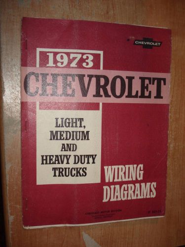 1973 gmc chevy truck wiring diagrams shop service manual light medium &amp; heavy