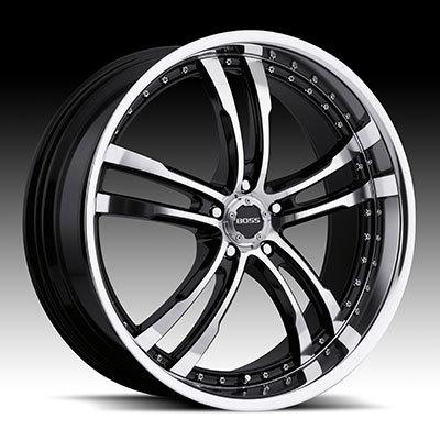 22" wheels rims boss (american eagle) super finish black charger challenger dts 