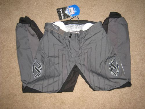 New solo pants size 36 marshall racing 80-81136 motocross black grey motorcycle