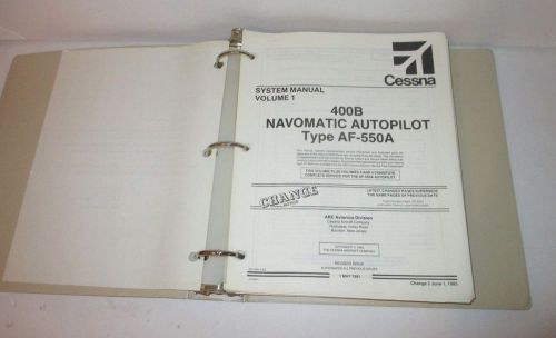 Cessna 400b navomatic autopilot af-550a system manual avionics
