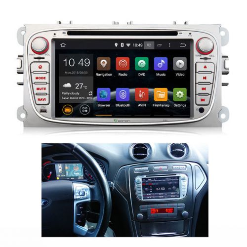 Android 4.4.4 quad-core 7&#034; car dvd gps mutual control-ford focus/mondeo/s-max