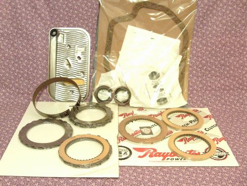 Gm th400 rebuild kit - raybestos smooth tan  frictions w/ steels, band &amp; filter