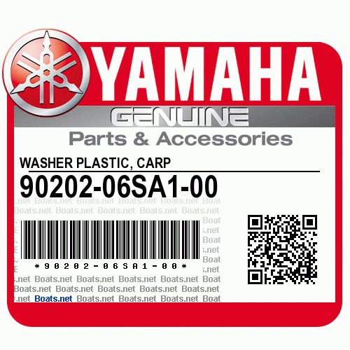 Yamaha 90202-06sa1 washer plastic, carpet snap genuine